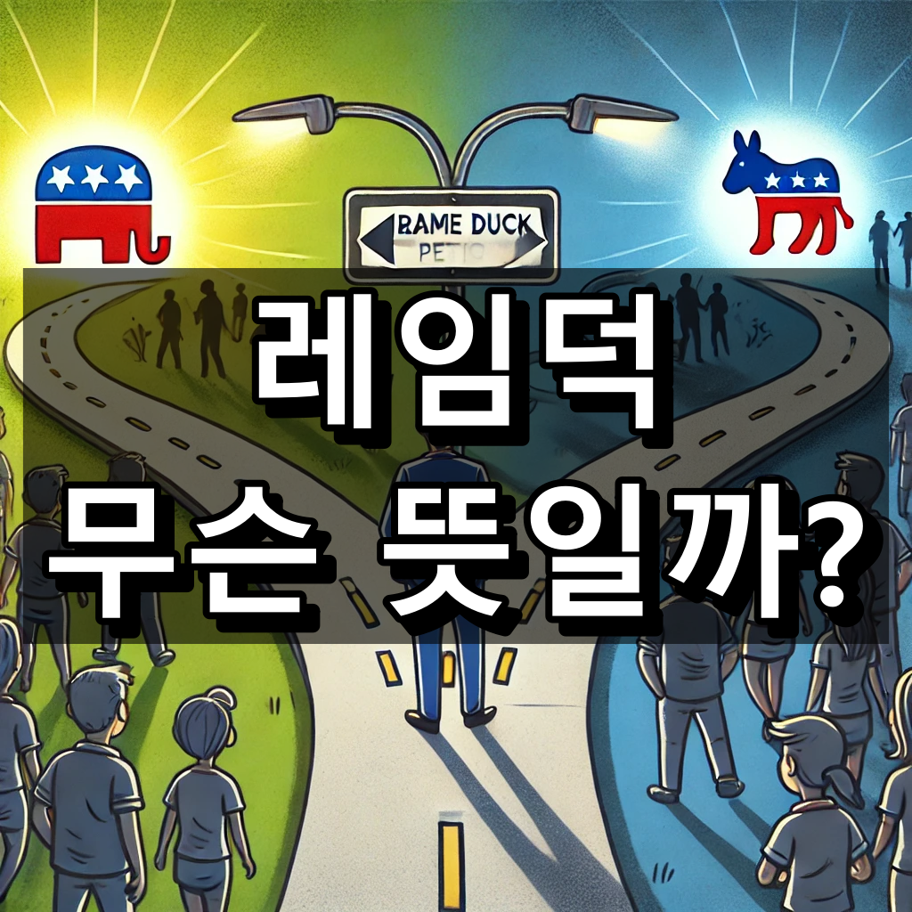 레임덕 뜻 대표 이미지