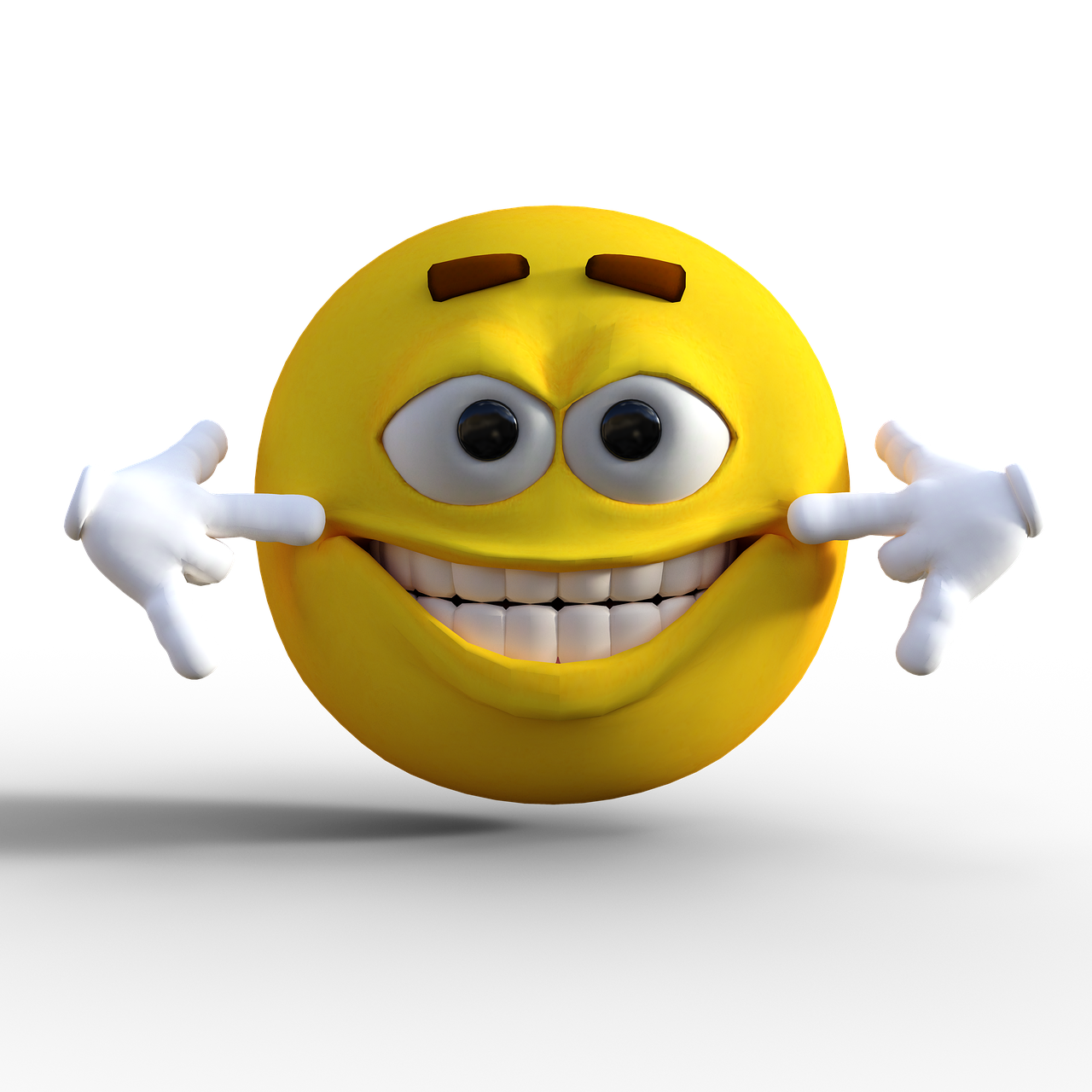 웃고 있는 이모티콘