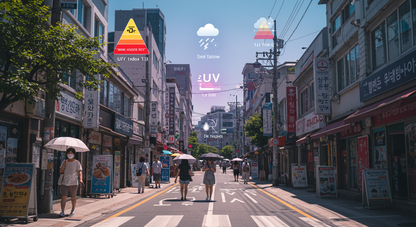 자외선지수, 자외선 차단, 피부 건강, UV Index, 기상청 예보, 자외선 예보, 차단제 추천, 일상 건강 팁, 여름철 피부관리, 선크림 정보