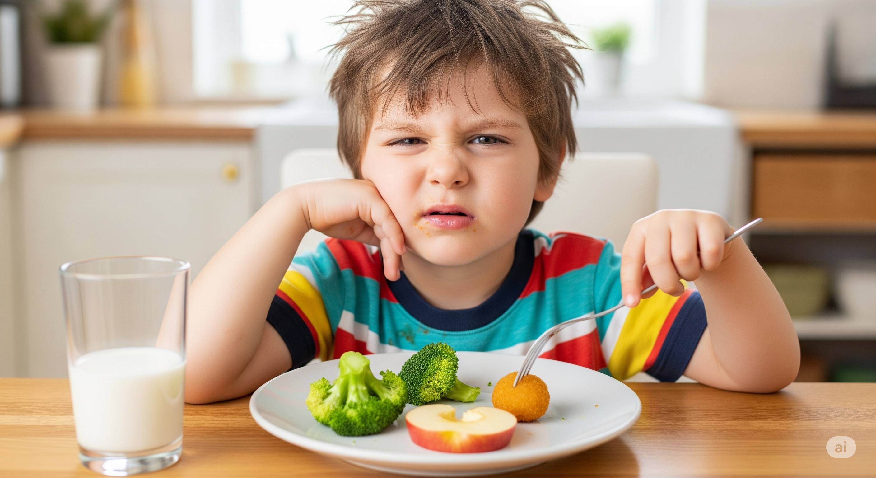 편식하는 아이 이미지