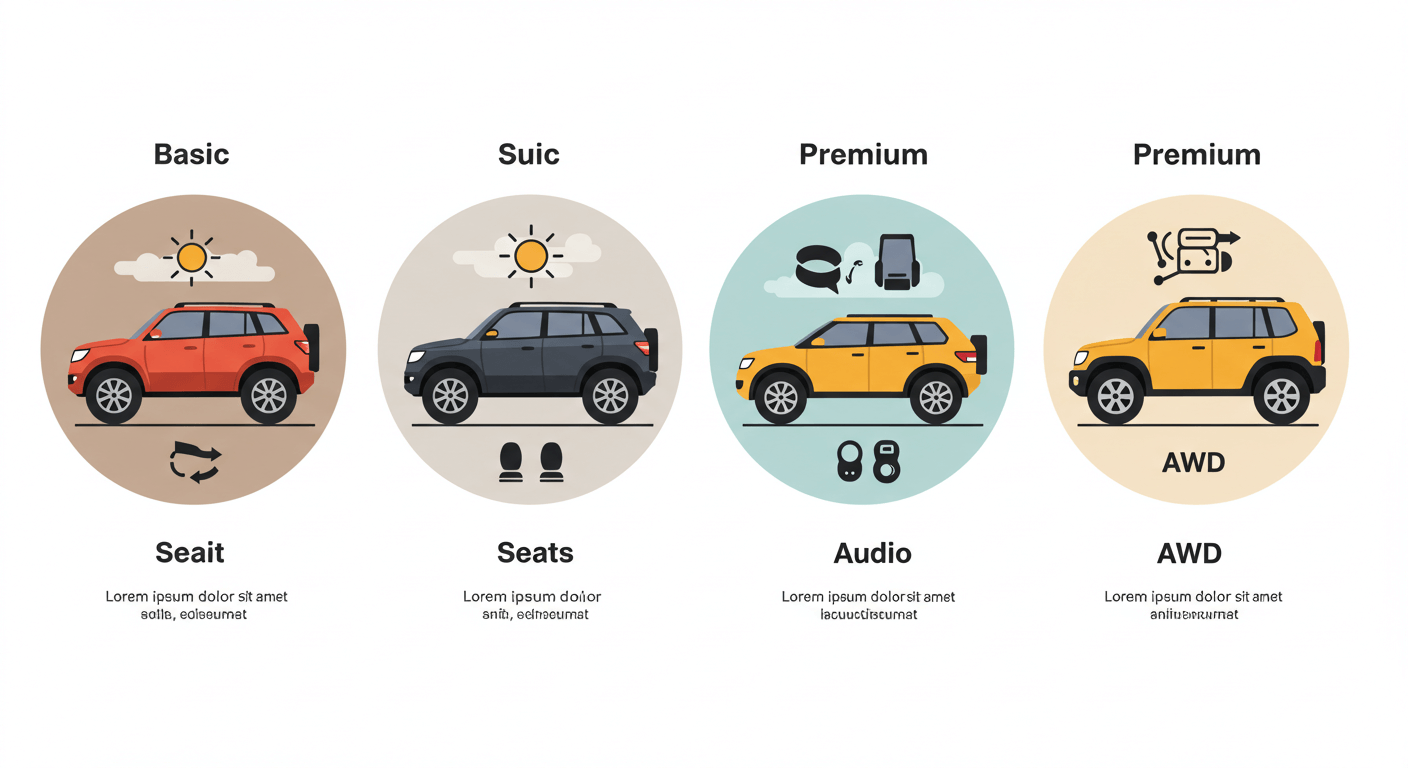 쏘렌토 하이브리드 트림별 가격 구성