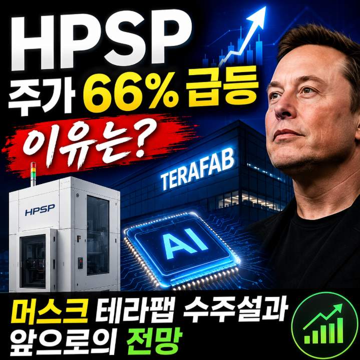 HPSP 주가 66% 급등 이유는? 머스크 테라팹 수주설과 앞으로의 전망10