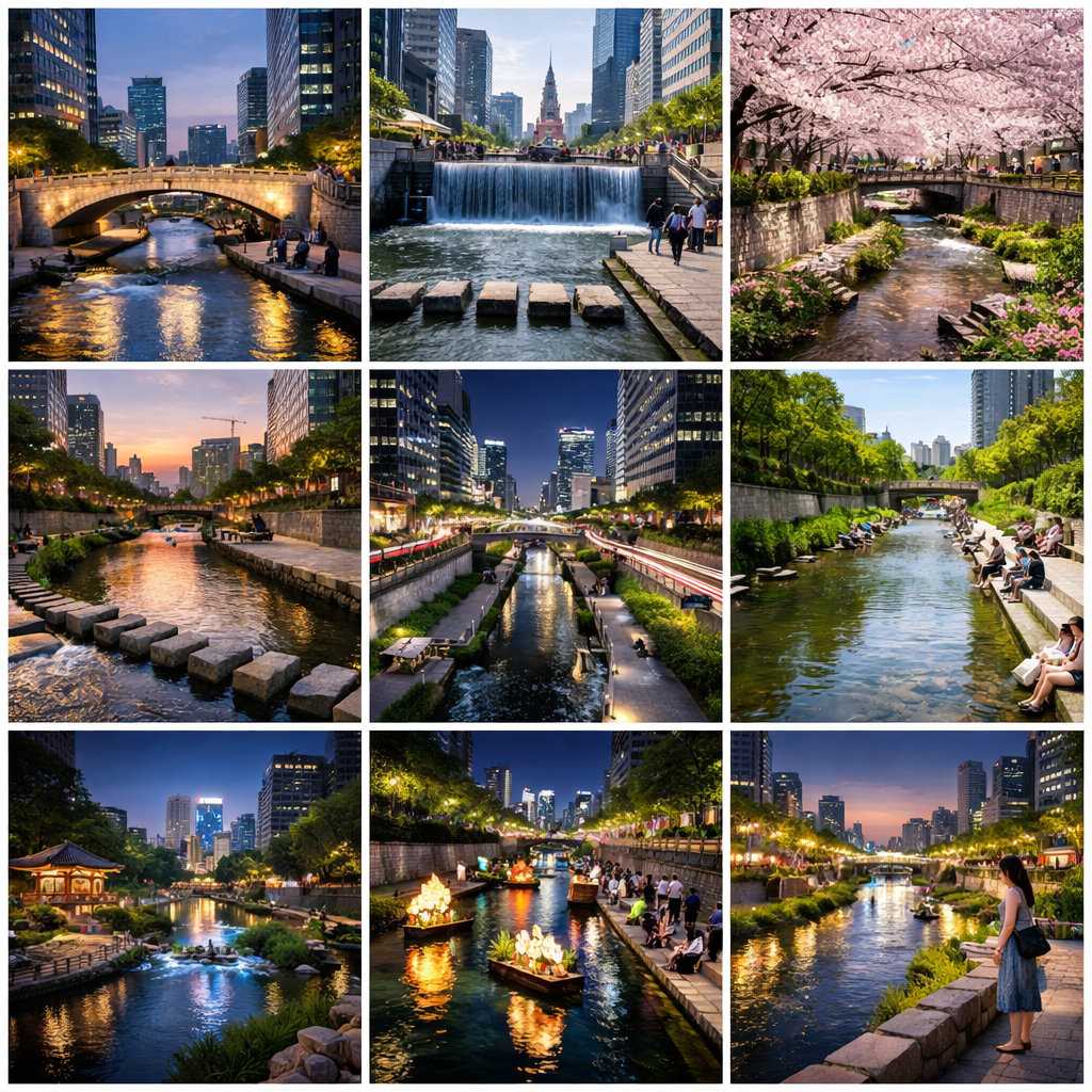 서울 도심 청계천 산책코스 총정리 지역별 명소 분석