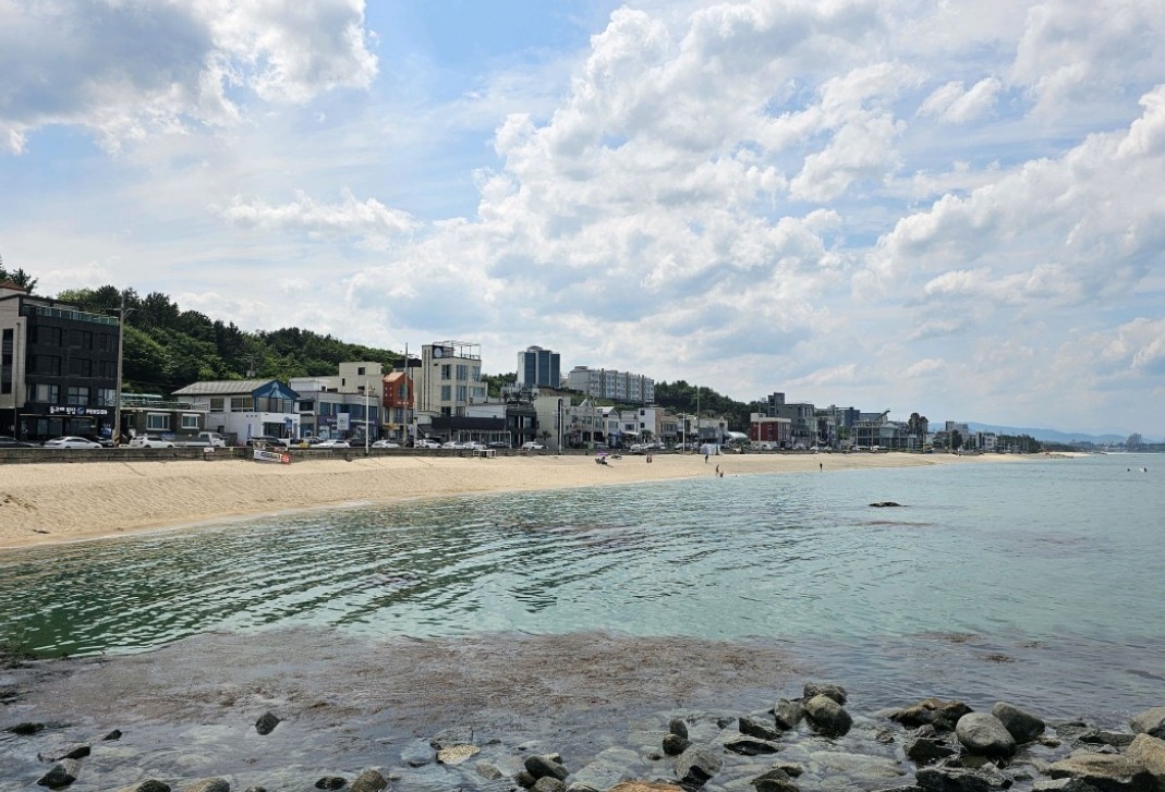 사천진 해수욕장 해변사진