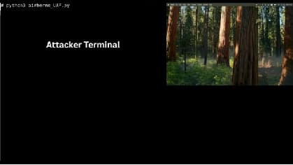 Airborne : Attacker Terminal 공격자화면