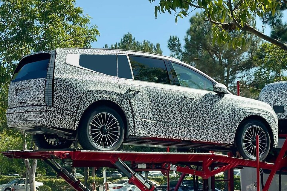 현대차 '아이오닉 9' 테스트카 (출처 : Kindelauto)