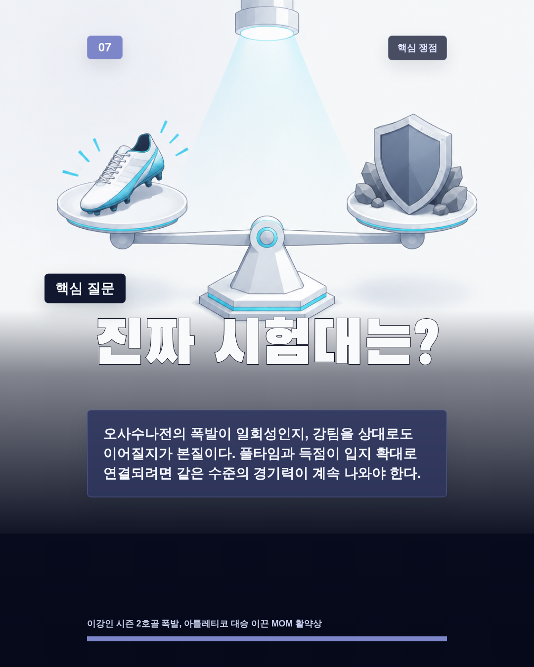 진짜 시험대는?