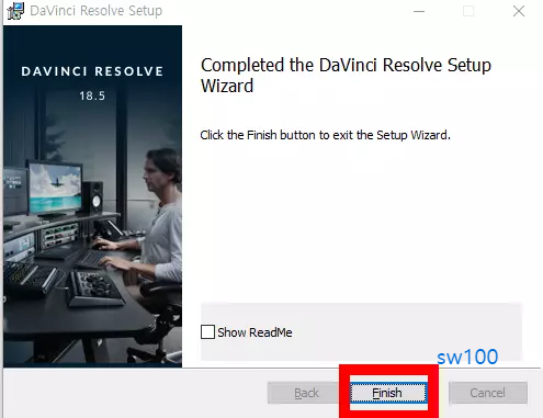 DaVinci Resolve 18.5 설치 8