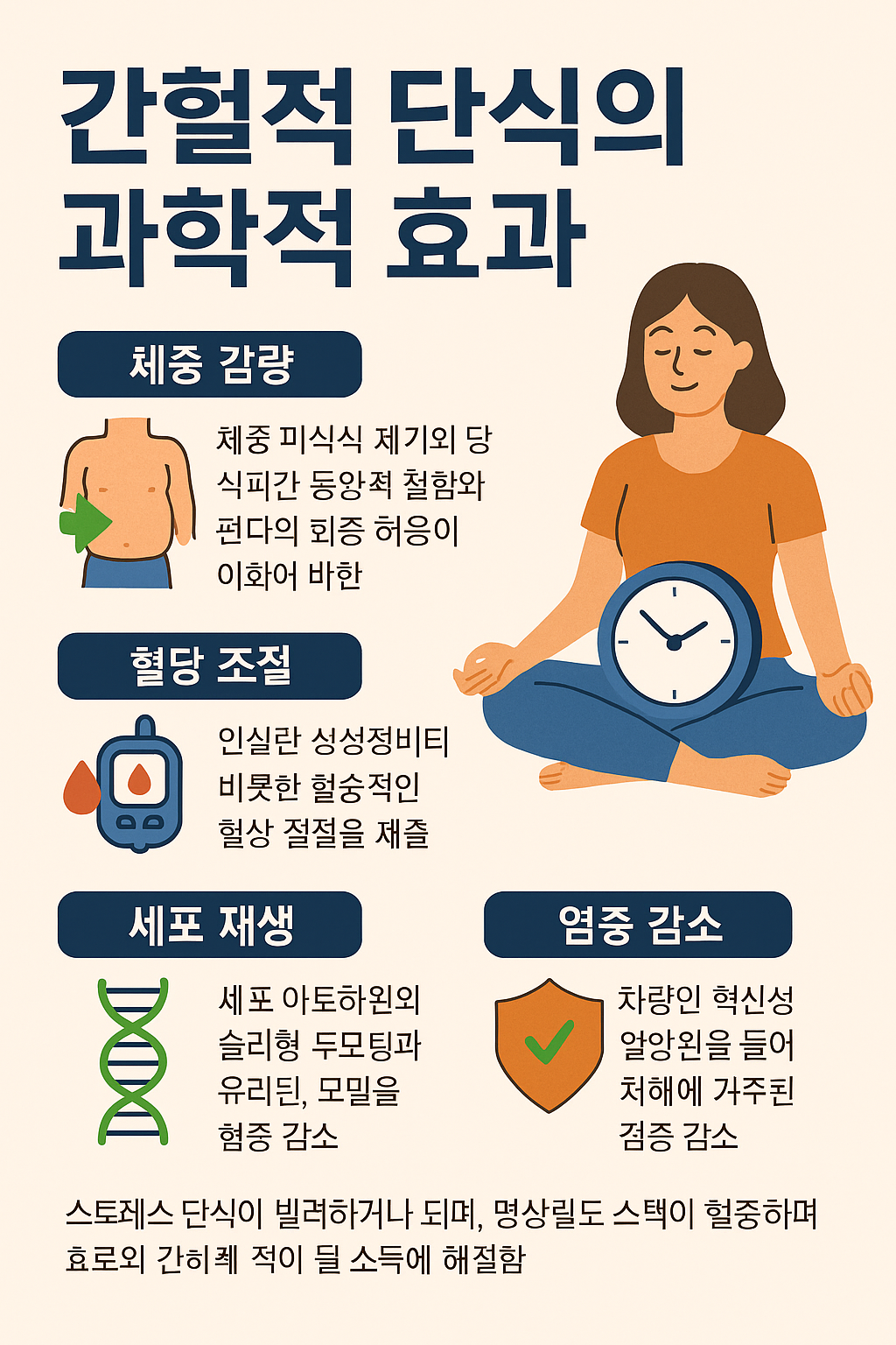 간헐적 단식의 과학적 효과