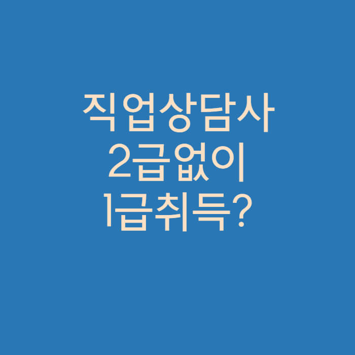 직업상담사-2급없이-1급취득-문자