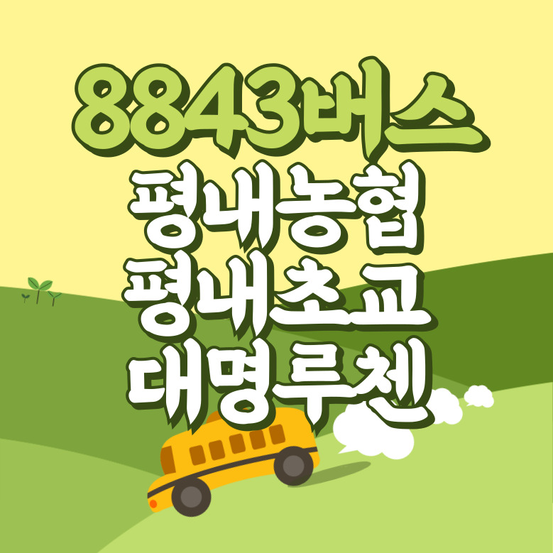 평내농협.평내초교.대명루첸에서 인천공항 리무진 공항버스(8843번) 썸네일