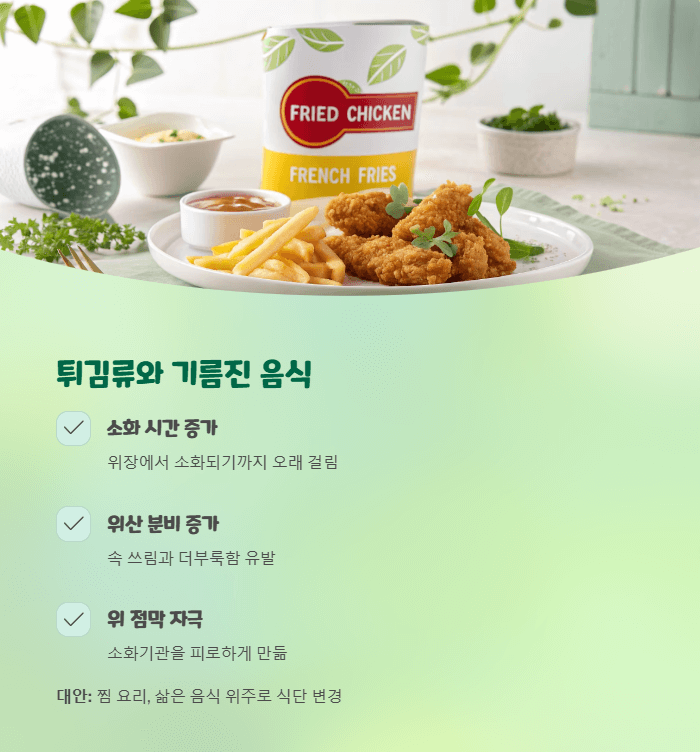 소화 안 될 때