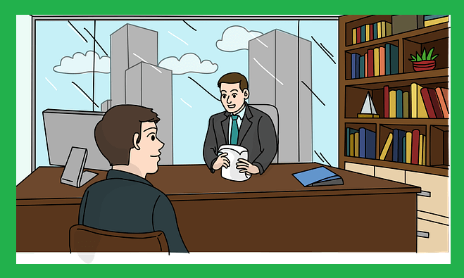 구직-면접-일러스트