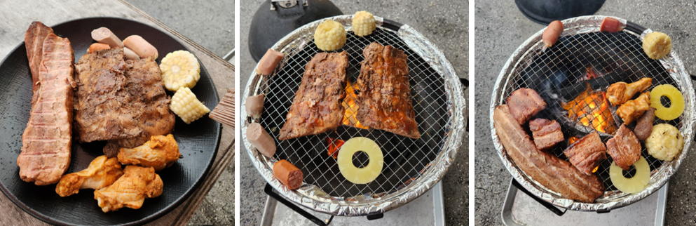 비토애-럭셔리-글램핑-산청점-BBQ(바베큐)