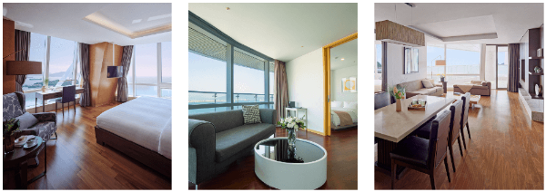 소노캄 여수 객실 이그제큐브 스위트 코너 스위트 퍼시픽 스위트