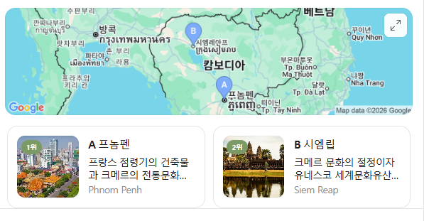 캄보디아 3월 날씨 옷차림 추천 여행지