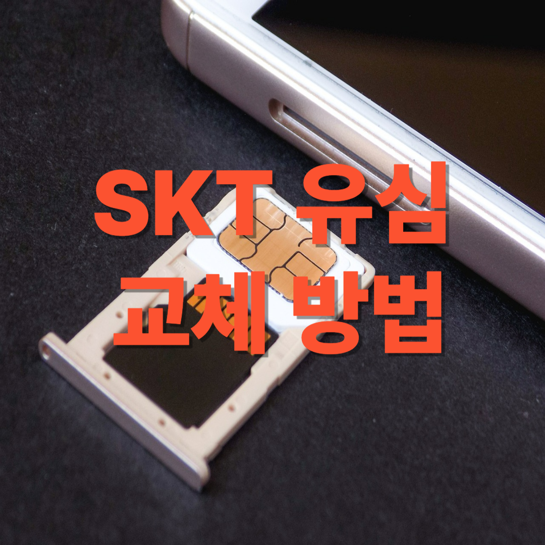 SKT 유심 교체 방법