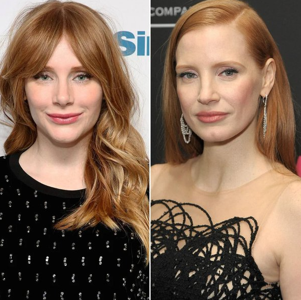 브라이스 달라스 하워드와 제시카 차스테인