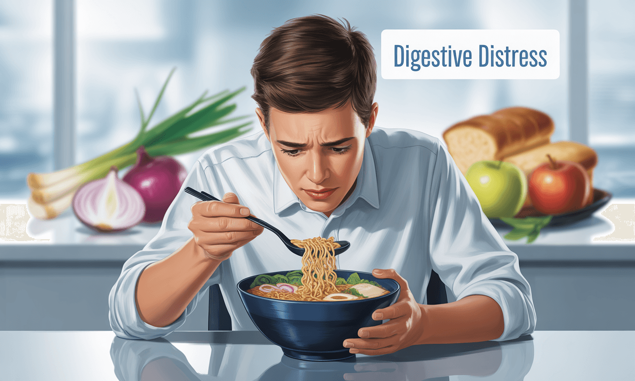 방귀가-자주-나오는-주요-원인-주방에서-면요리-먹는-남자-모습