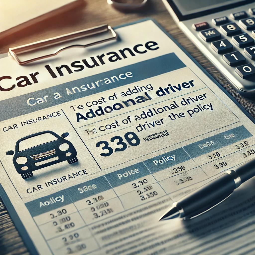 자동차보험 1인추가 비용
