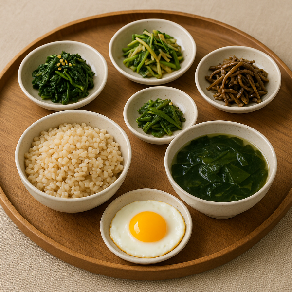 건강식 밥상 사진