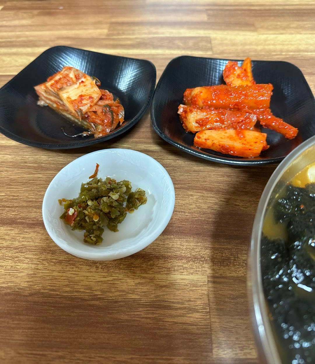 시골손칼국수 반찬