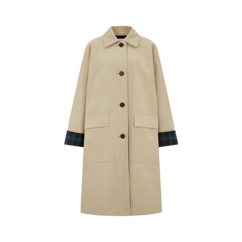 톰보이 23년 가을 기획체크배색 트렌치코트 9173311972