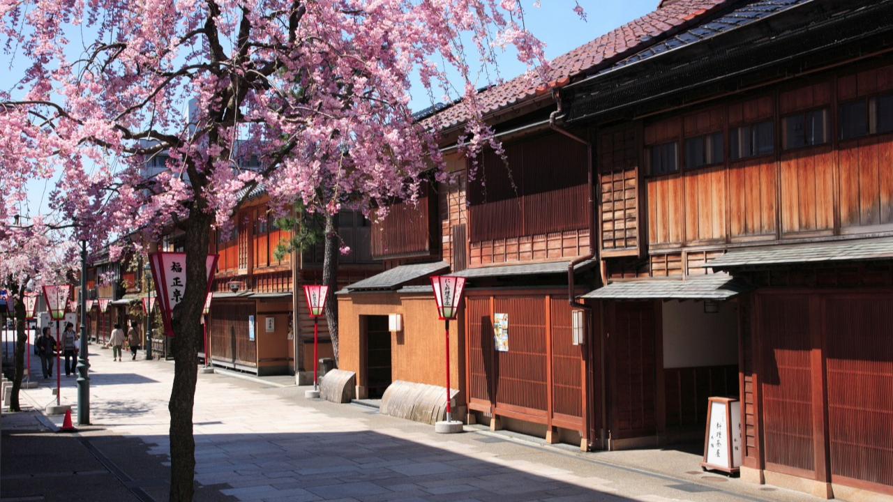 니시차야거리 조용한 풍경