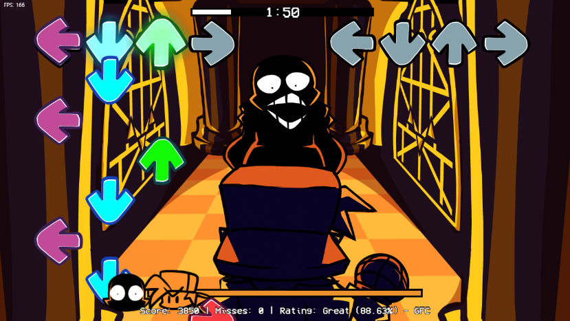 위키 샌즈 플레이화면