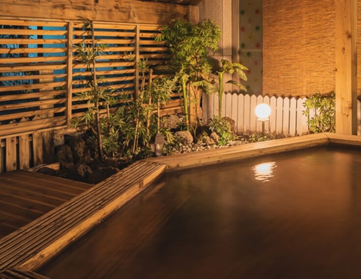 호텔내부 온천 시설의 모습