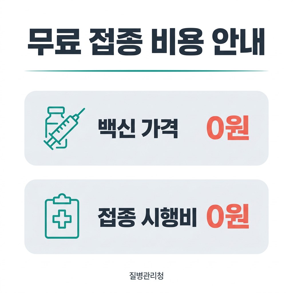 독감 무료접종 대상 무료 접종 비용 안내