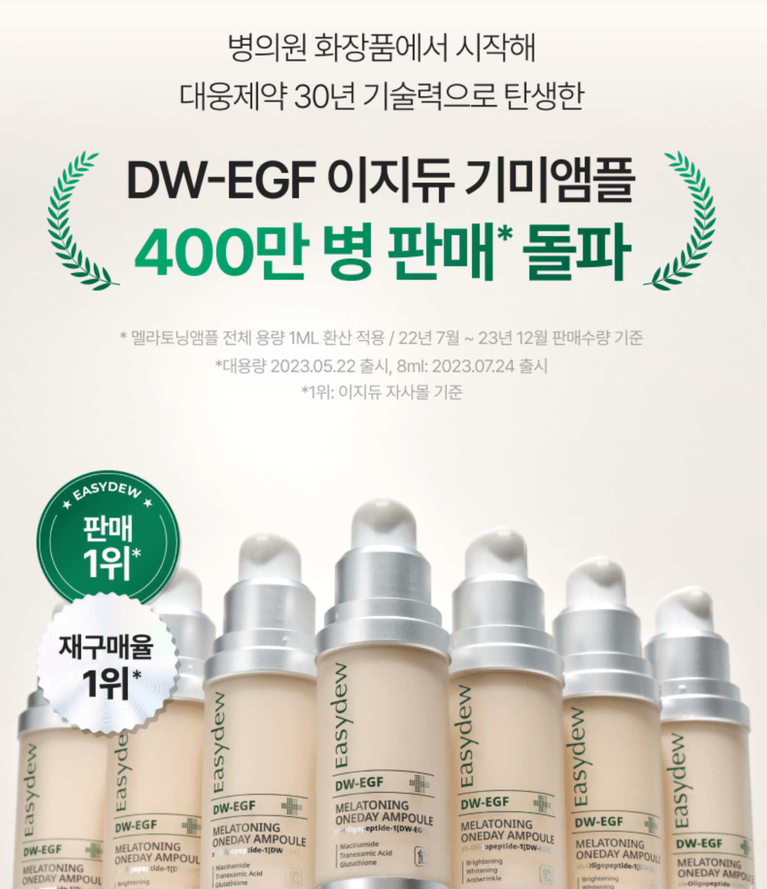 이지듀 기미앰플 효과