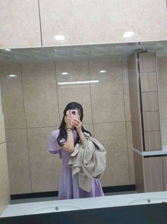 여캠 은비 교생 시절 인증샷 사진