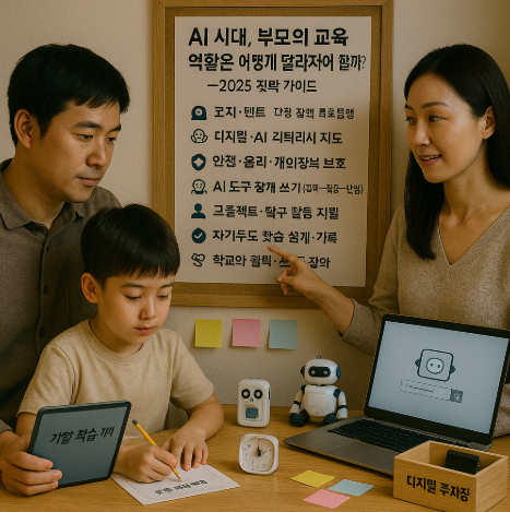 AI 시대, 부모의 교육 역할은 어떻게 달라져야 할까? – 2025 전략 가이드
