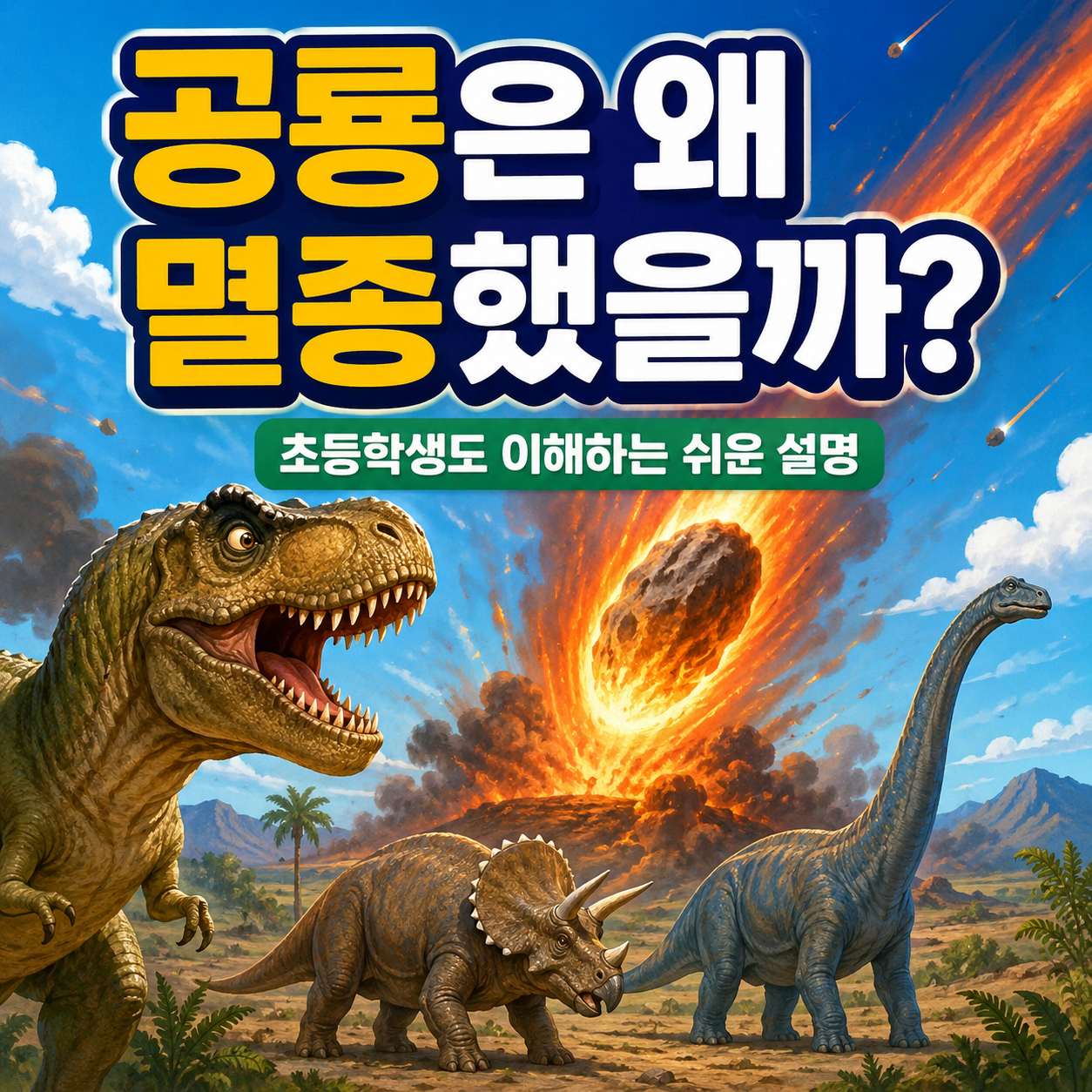 공룡은 왜 멸종했을까