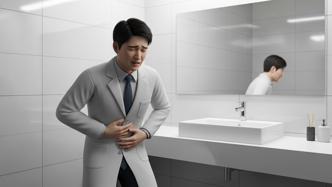 치질증상, 항문출혈