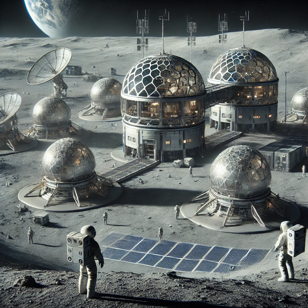 미래의 달 기지 예상도