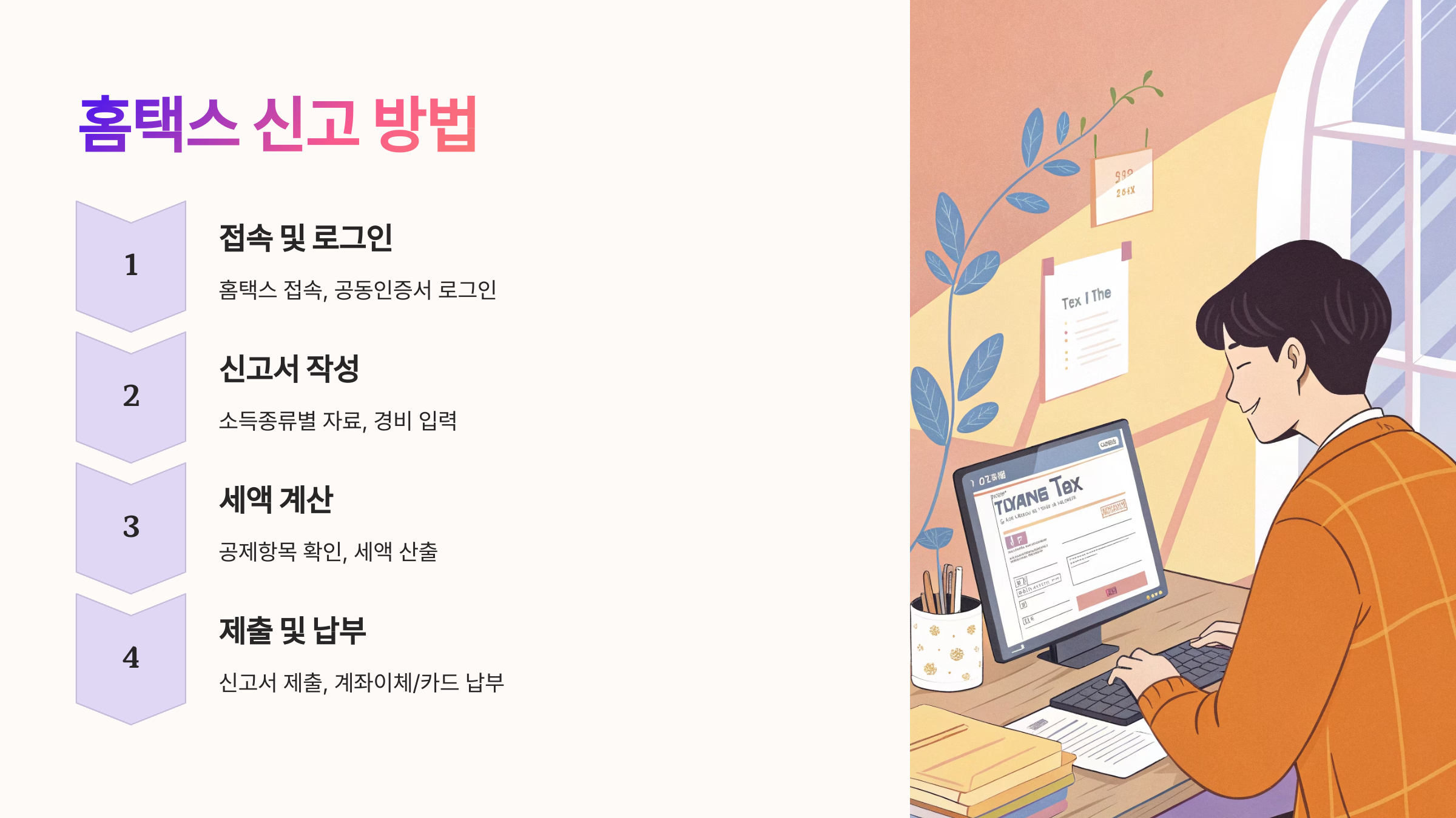 💻 홈택스 신고 방법 완전 정복