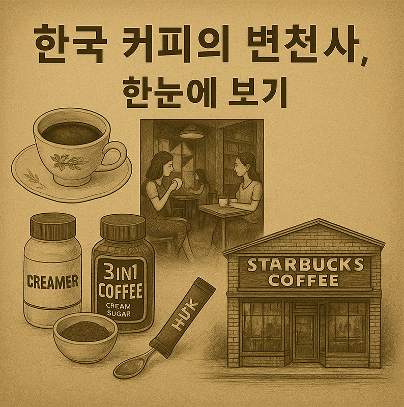 한국 커피의 변천사