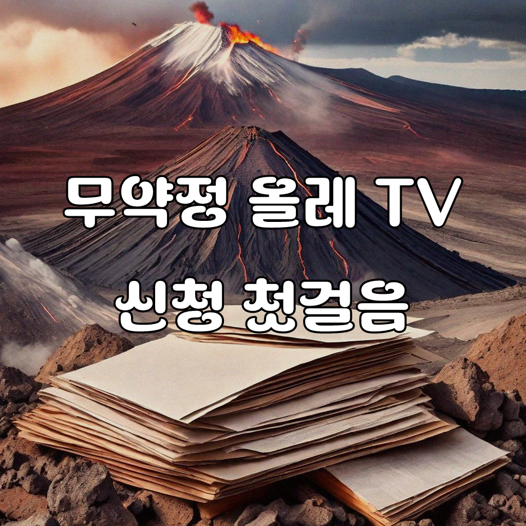 올레 TV 요금 무약정 실속형 신청 알아볼 때