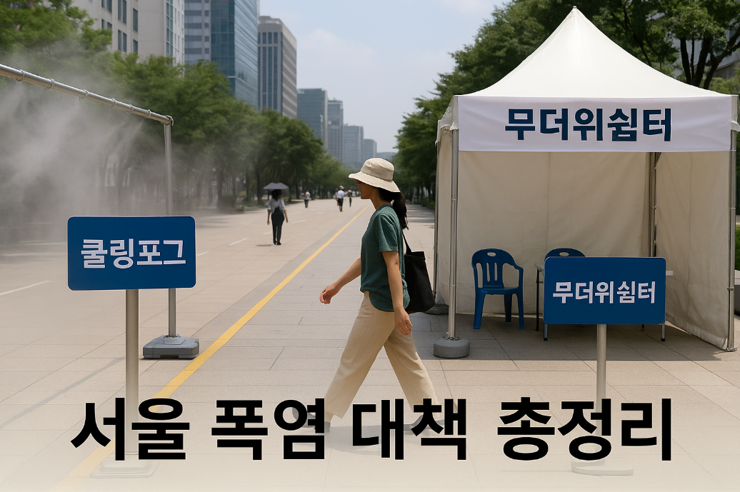 서울 폭염 대책 총정리