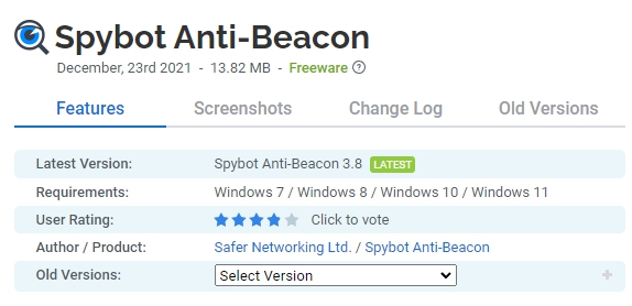 Spybot-Anti-Beacon