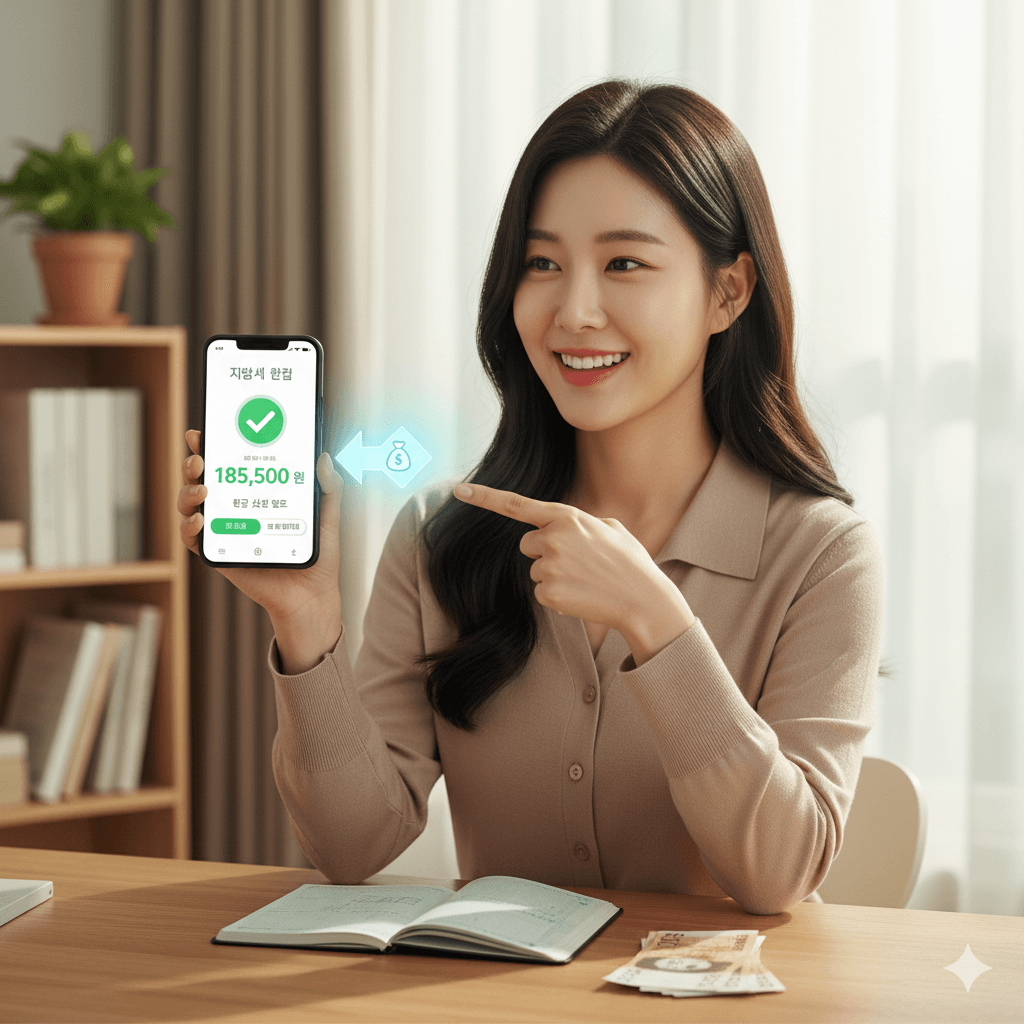 지방세 환급금 납부내역