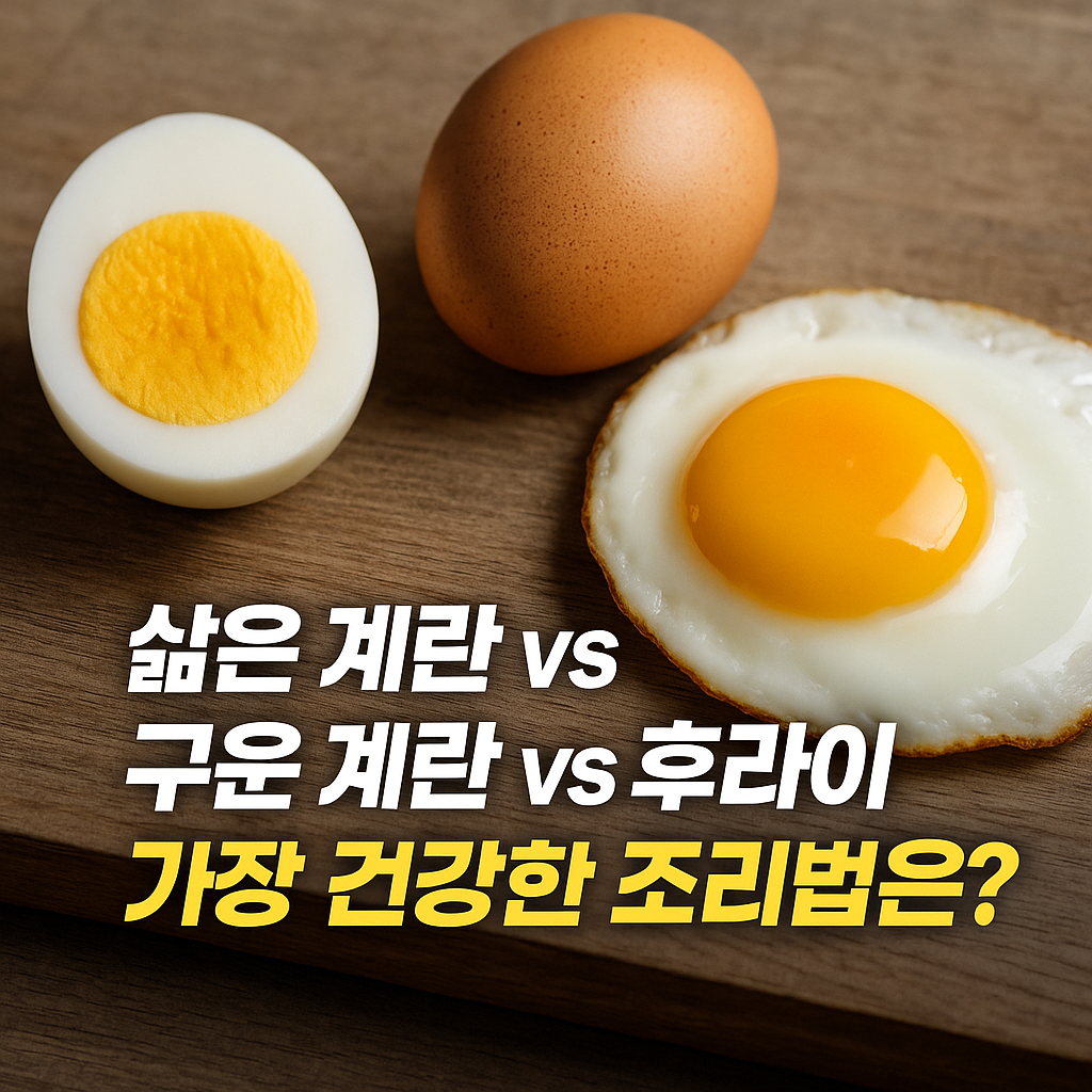 삶은계란-구운계란-후라이