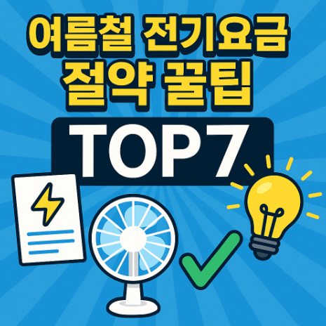 여름철 전기요금 절약 꿀팁 관련 사진