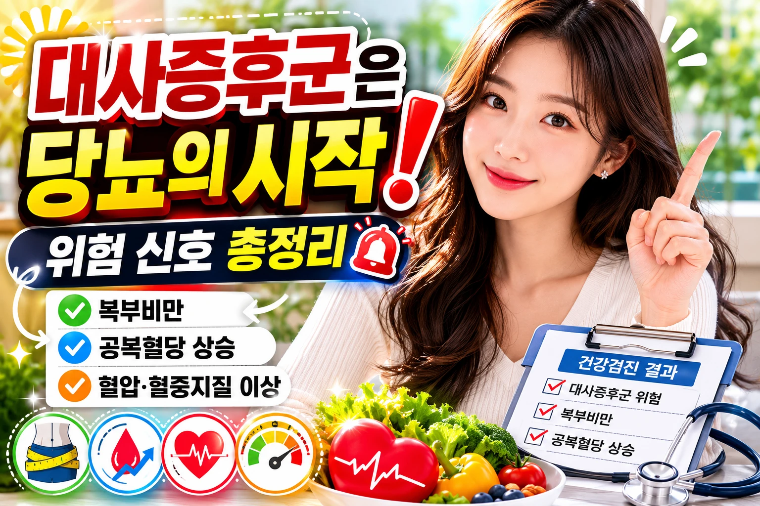 대사증후군은 당뇨의 시작일 수 있습니다|위험 신호 총정리