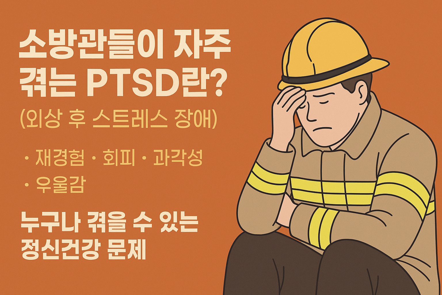 소방관들이 자주 겪는 PTSD