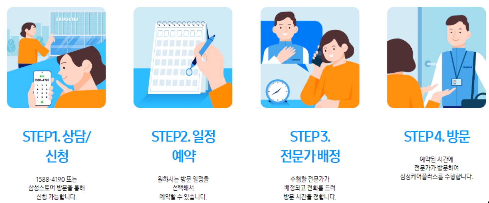 삼성에어컨 청소 비용 신청 방법