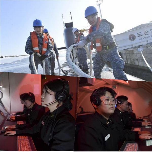 대한민국 최초 여군 잠수함 승조원: 성주빈 대위, 유효진 대위, 김다희 하사_김현겸, 강수연, 김경훈, 김지인
