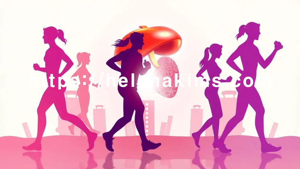 조깅하는 사람과 가벼운 아령을 든 사람의 역동적인 모습,